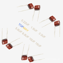 Topmay 2016 Tmcf03 Metalizador de Filme de Poliéster Capacitor Mkt-Cl21 0.22UF + -10% 250 V